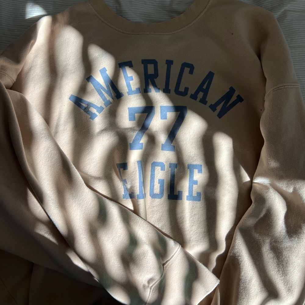 american eagle tan sweater